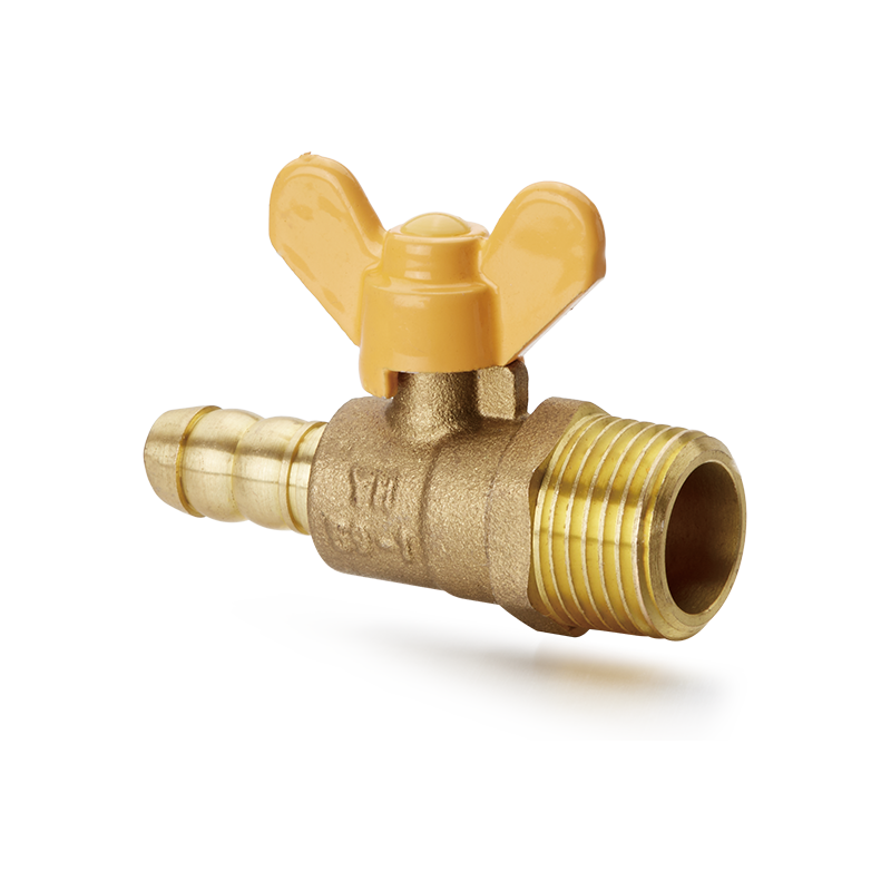 YH-207 Brass Ball Valve na may Butterfly Handle（M/hose connector）
